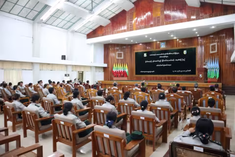 “ဦးစီးအရာရှိ စွမ်းဆောင်ရည်မြှင့်တင်ရေးသင်တန်း အမှတ်စဉ် (၁၅)” သင်တန်းဆင်းပွဲအခမ်းအနားကျင်းပ